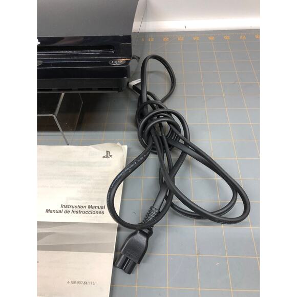Sony Playstation 3 PS3 slim Console CECH-2001B with one controller & Power Cord - Picture 4 of 12